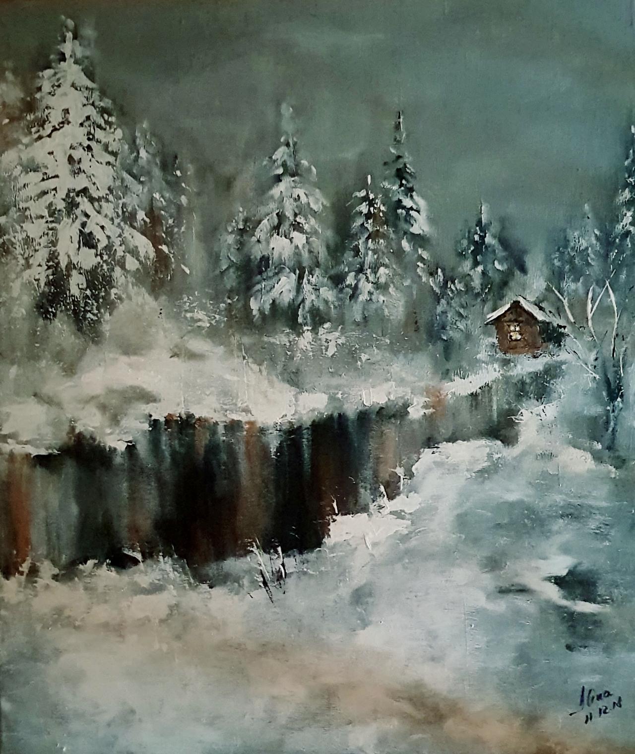 ArteDiAlina.com painting: Winter dream